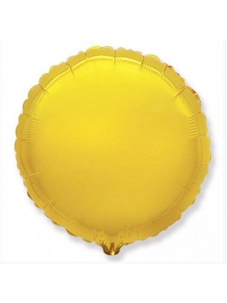 Фольгированный шар Золото 46 см
